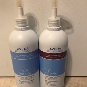 AVEDA dry remedy shampoo and conditioner 1L